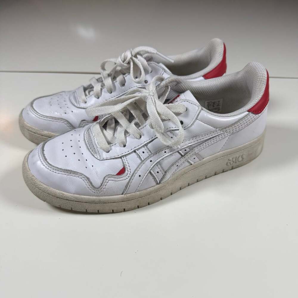 ASICS Japan S GS White Speed Red Sneakers Size US 7